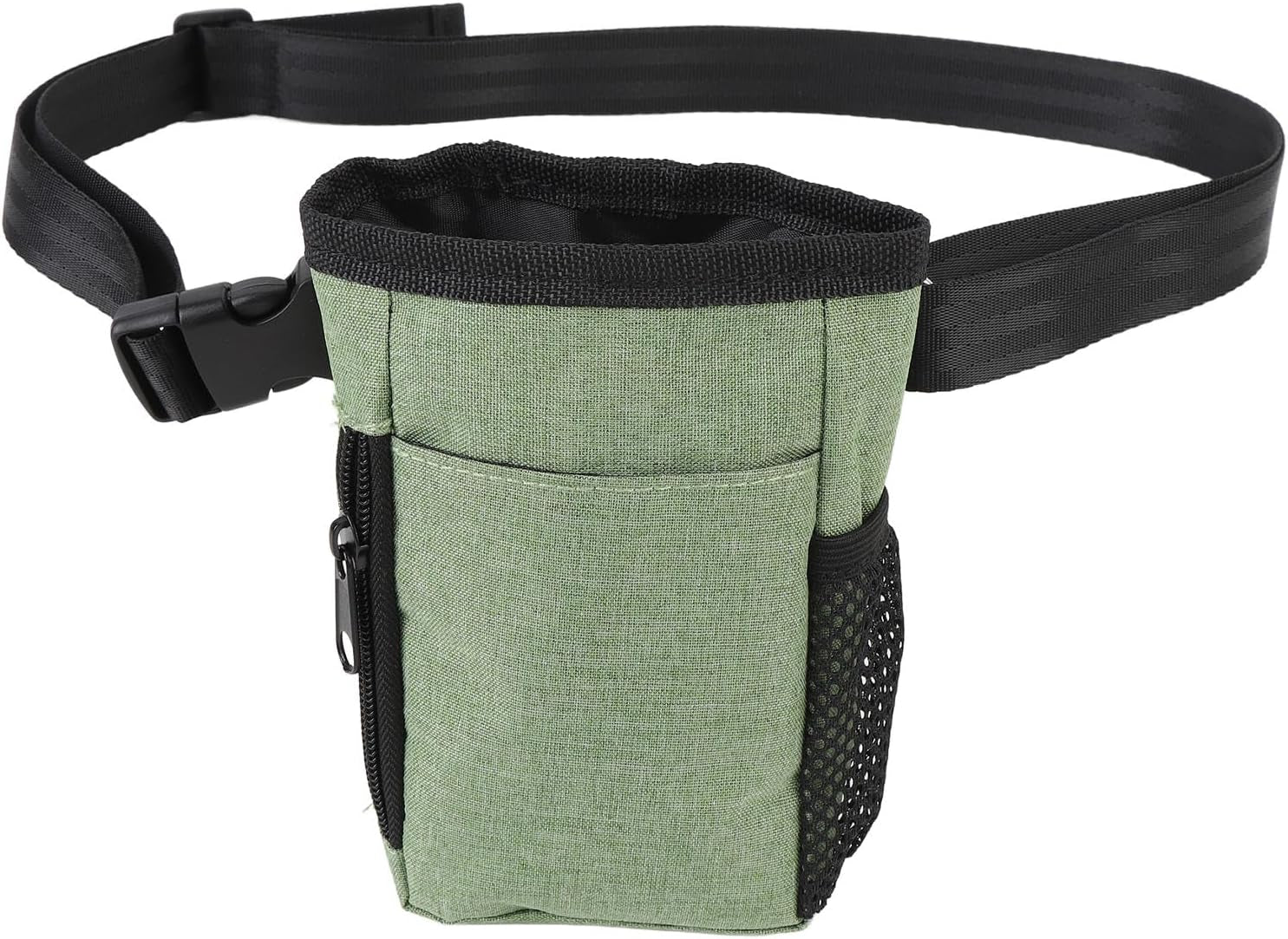 Portable Dog Treat Pouch with Waist Belt Clip, Oxford Cloth Training Bag for Dog Walks and Behavior Aids