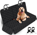 Ultimate Dog Car Seat Cover - Waterproof Rear Seat Protector for Pets & Kids - Fits Most Cars, SUVs & Trucks (53" Width) - Black