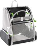 Innovative Traveler Bubble Backpack: Stylish Pet Carrier for Cats and Small Dogs - Airline Approved, Lightweight & Comfortable