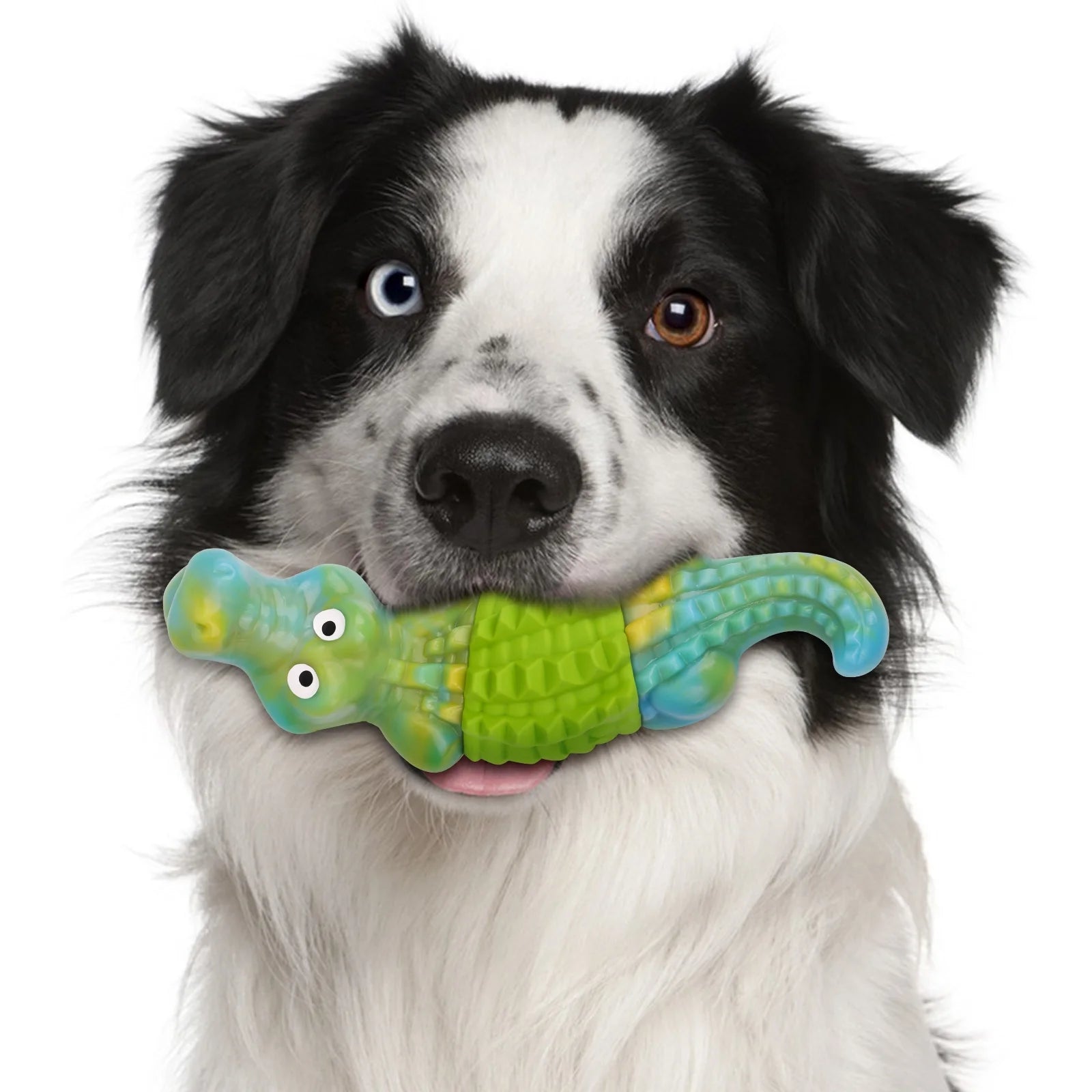 Ultimate Tough Dog Chew Toy - Indestructible Bacon Flavor for Large Breeds - Fun Crocodile Design for Aggressive Chewers