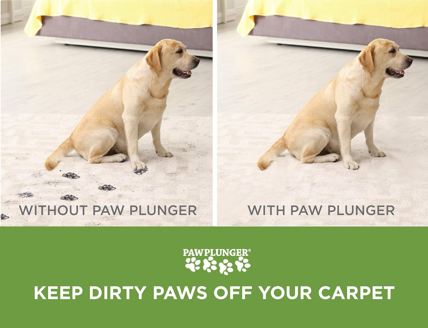 Paw Plunger - The Ultimate Portable Paw Cleaner for Medium Dogs - Keep Your Home Clean and Your Pup Happy!