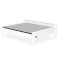 Elevate Your Pet's Comfort with the Winston Extra Large Wooden Pet Bed and Plush Mattress in White