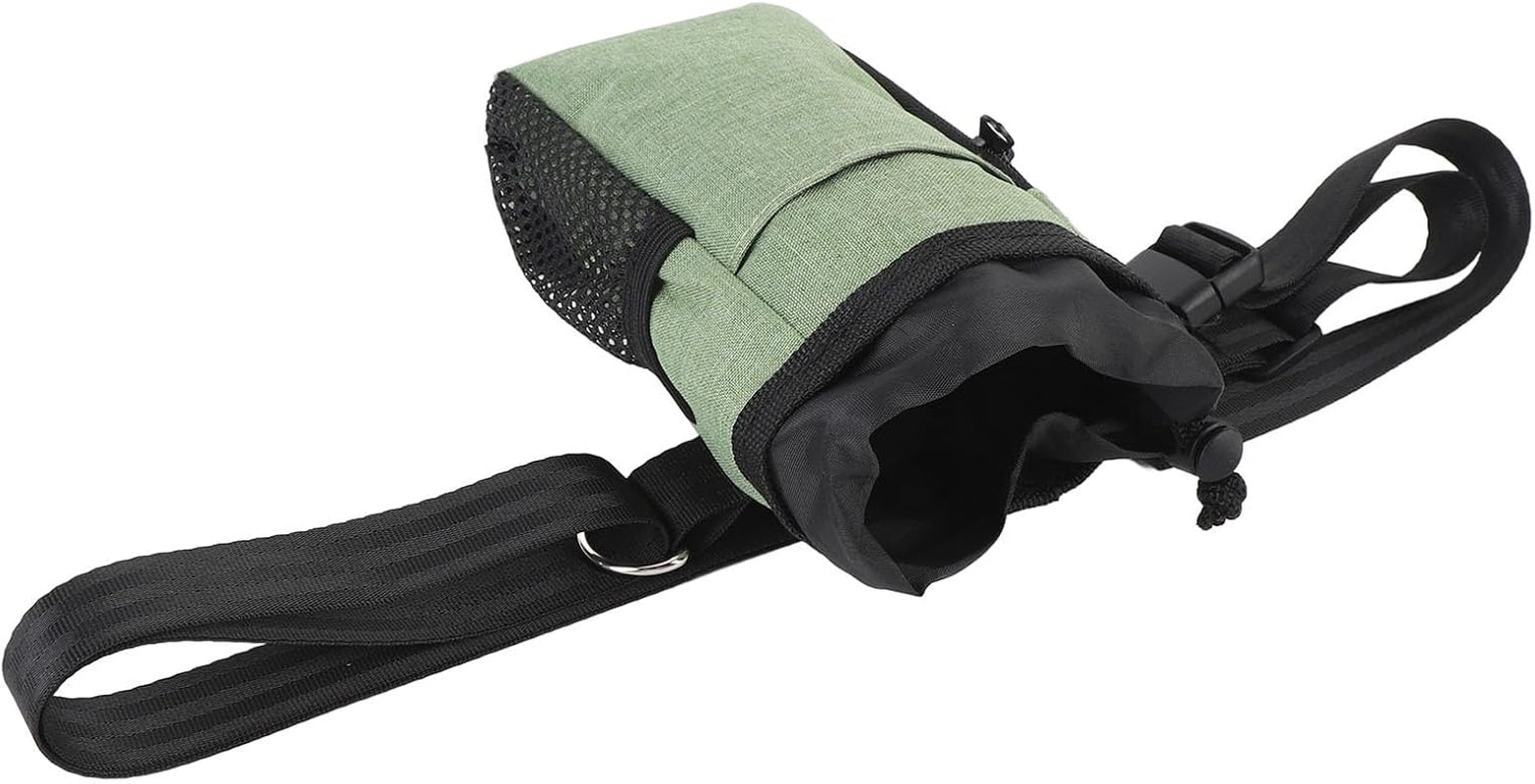 Portable Dog Treat Pouch with Waist Belt Clip, Oxford Cloth Training Bag for Dog Walks and Behavior Aids